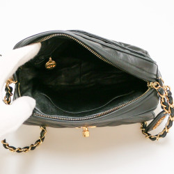 Sac Camera noir vintage CHANEL