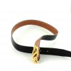 ceinture HERMES boucle encre 