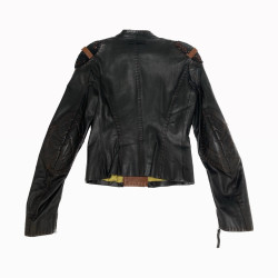 Perfecto JEAN PAUL GAULTIER Vintage cuir marron