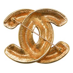 Broche vintage CHANEL CC