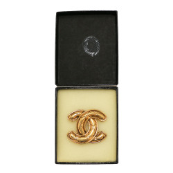 Broche vintage CHANEL CC