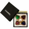 Large CHANEL glass brooch