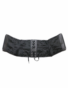 JEAN PAUL GAULTIER black leather belt