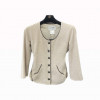 Veste CHANEL tweed rose T40 "les fonds marins"