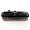 Kelly 35 HERMES porosus noir Vintage