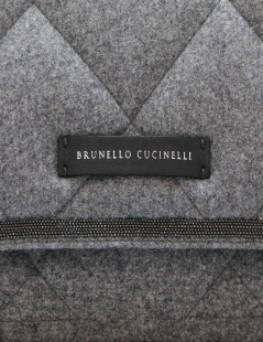 Sac BRUNELLO CUCINELLI gris bandoulière