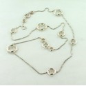 Multi rings CHRISTOFLE sterling silver necklace