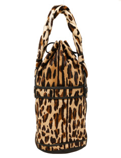 FENDI leopard print bucket bag