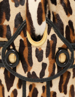 FENDI leopard print bucket bag