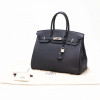 Birkin 35 HERMES togo bleu nuit