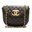 Sac vintage demi lune gros CC CHANEL