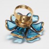 bague " fleur bleue" MARGUERITE de VALOIS