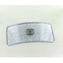 Barrette hair CHANEL silver leaf