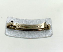 Barrette à cheveux CHANEL  feuille d'argent