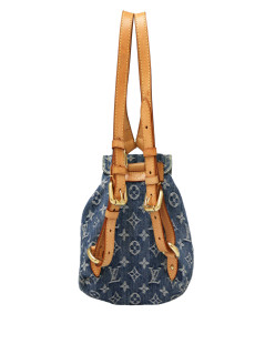 Sac à dos Montsouris LOUIS VUITTON denim bleu  PM