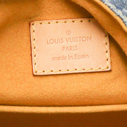 Sac à dos Montsouris LOUIS VUITTON denim bleu  PM