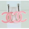 clous d'oreille CHANEL pendantes roses