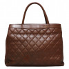 Cabas CHANEL cuir matelassé marron