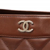 Cabas CHANEL cuir matelassé marron