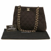 Cabas CHANEL jersey marron