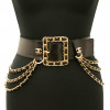 Ceinture CHANEL triple chaines Vintage