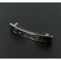 Barrette hair CHANEL metal Palladium