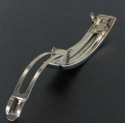 Barrette à cheveux CHANEL  métal argent