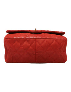 CHANEL 2.55  in quilted red leather