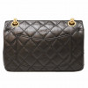 Sac 2.55 CHANEL cuir noir charms