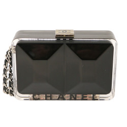 Minaudière CHANEL plexi noir