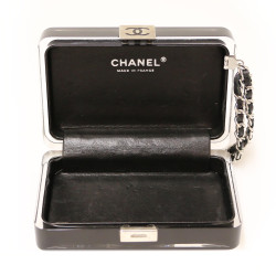 Minaudière CHANEL plexi noir