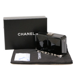 Minaudière CHANEL plexi noir