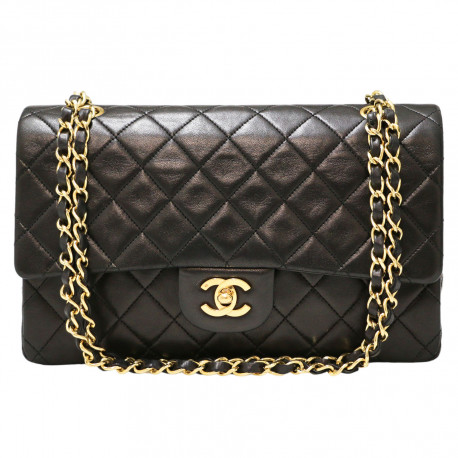 Sac noir classique CHANEL vintage