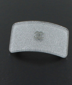 Barrette à cheveux CHANEL  feuille d'argent