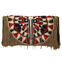 Pochette BALMAIN broderies 