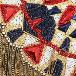 Pochette BALMAIN broderies 