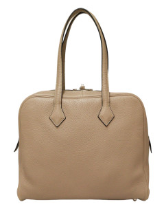 HERMES Victoria bag in Clémence young bull leather