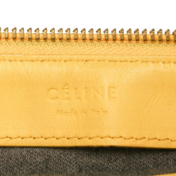 Sac Trio CELINE cuir jaune 