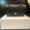 Sac rabat Timleless CHANEL cuir caviar noir