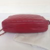 Sac rouge CHANEL vintage