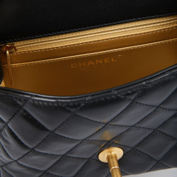 Sac rabat CHANEL noir