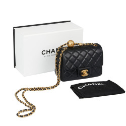 Sac rabat CHANEL noir