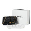 Sac rabat Timleless CHANEL cuir caviar noir