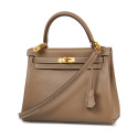 Kelly II 25 HERMES Swift Etoupe