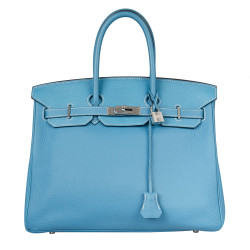 Birkin 35 bleu Jeans HERMES togo