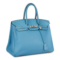 Birkin 35 bleu Jeans HERMES togo