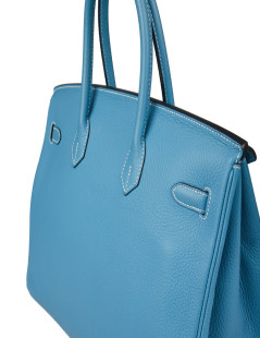 Birkin 35 bleu Jeans HERMES togo