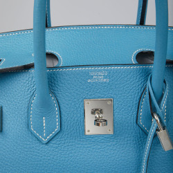 Birkin 35 bleu Jeans HERMES togo