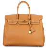 Birkin 35 HERMES taurillon clémence gold