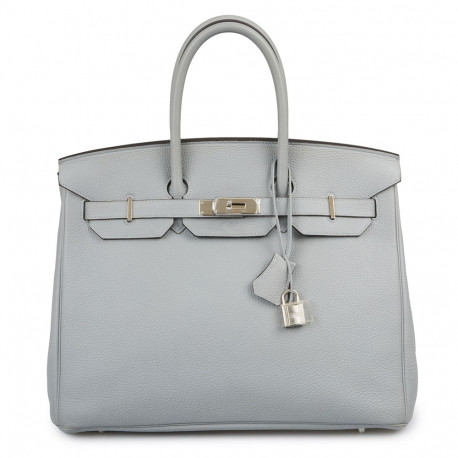 HERMES Birkin 35 linen grey Togo leather